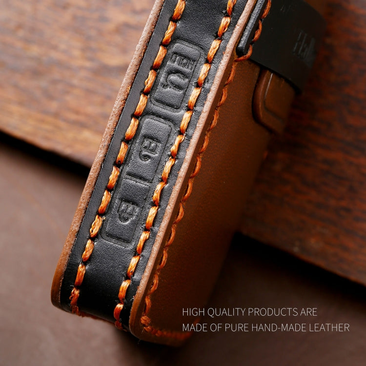 Hallmo Car Cowhide Leather Key Protective Cover Key Case for Mazda Axela 3-button(Brown) - free shipping - PMC TechLife - Order now!