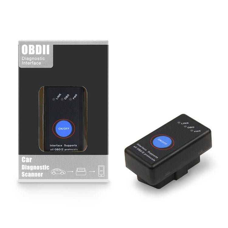 Mini Bluetooth 4.0 ELM327 OBD Car Fault Diagnostic Scanner with Power Switch - Code Readers & Scan Tools by PMC TechLife | Online Shopping South Africa | PMC TechLife