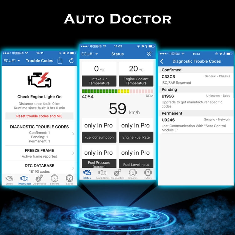 Mini Bluetooth 4.0 ELM327 OBD Car Fault Diagnostic Scanner with Power Switch - Code Readers & Scan Tools by PMC TechLife | Online Shopping South Africa | PMC TechLife