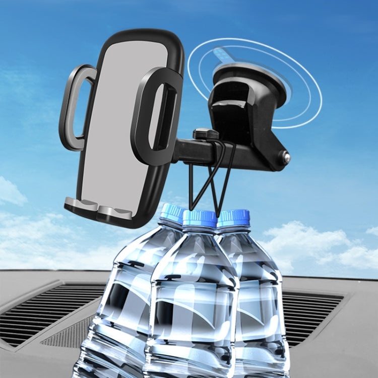 Car Automatic Telescopic Multifunctional 360-degree Mobile Phone Central Control Holder - Car Holders by PMC TechLife | Online Shopping South Africa | PMC TechLife
