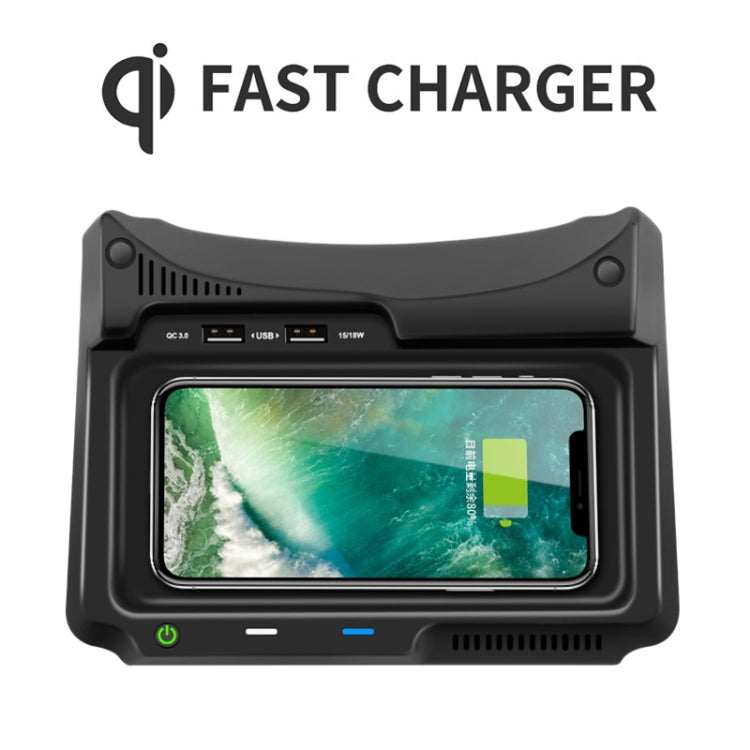HFC-1003 Car Qi Standard Wireless Charger 10W Quick Charging for Honda CR-V 2017-2019, Left Driving - Wireless Charging Pads by PMC TechLife | Online Shopping South Africa | PMC TechLife