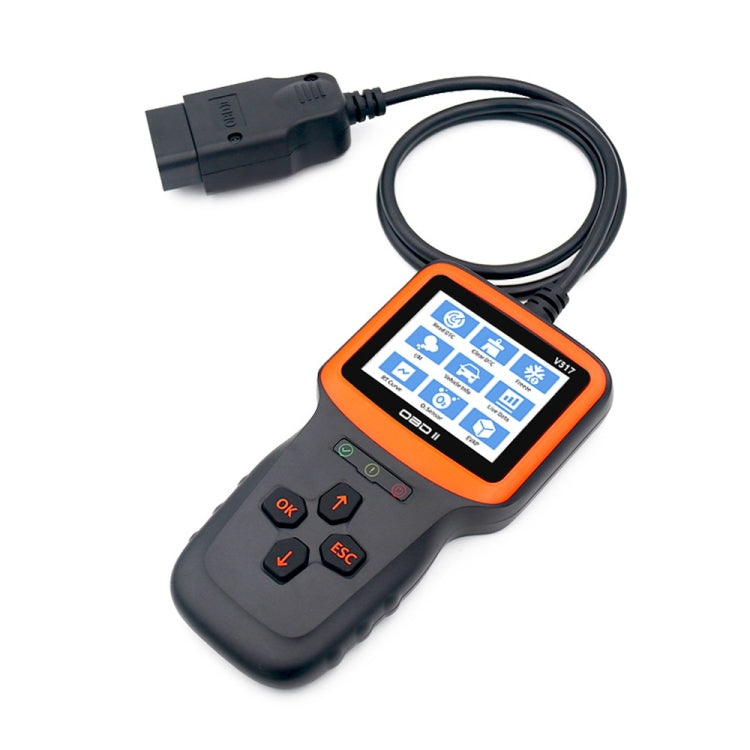 V317 Car Fault Detector OBD2 ELM327 Scanner Code Reader - free shipping - PMC TechLife - Order now!