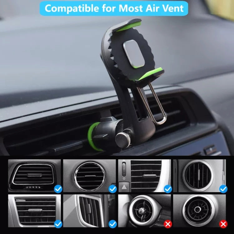 Multifunctional Car Air Conditioner Air Outlet Phone Holder (Black) - Car Holders by PMC Jewellery | Online Shopping South Africa | PMC Jewellery