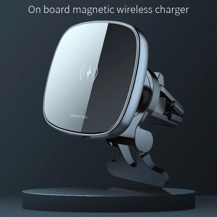 15W Car Magnetic Wireless Charger Mobile Phone Wireless Charger Stand - Wireless Charger Holders by PMC Jewellery | Online Shopping South Africa | PMC Jewellery