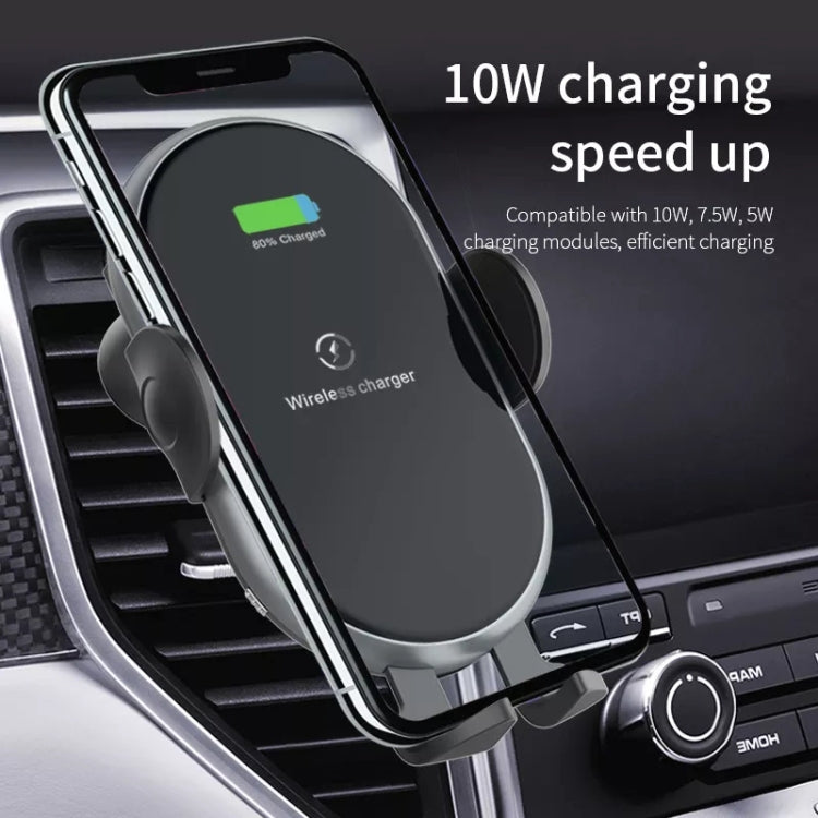 Car Smart Wireless Charger Phone Holder - Wireless Charger Holders by PMC TechLife | Online Shopping South Africa | PMC TechLife