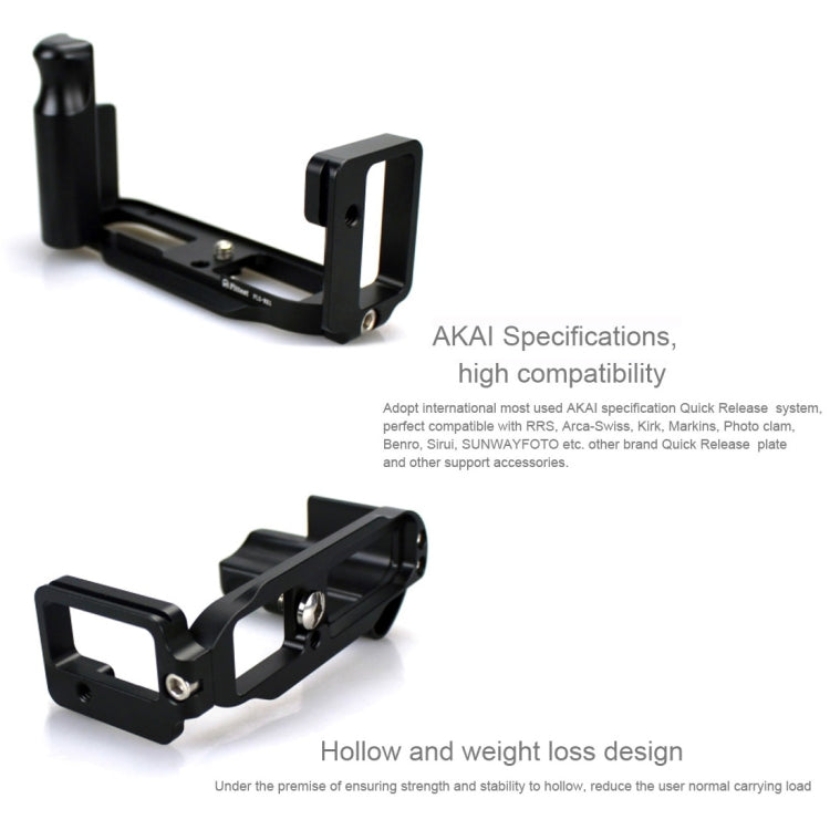 FITTEST FLS-RX1 Vertical Shoot Quick Release L Plate Bracket Base Holder for Sony RX1 (Black) - L-Bracket by FITTEST | Online Shopping South Africa | PMC TechLife | Buy Now Pay Later Mobicred