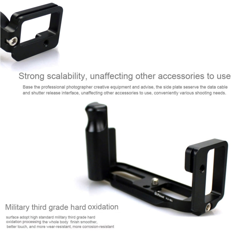 FITTEST FLS-RX1 Vertical Shoot Quick Release L Plate Bracket Base Holder for Sony RX1 (Black) - L-Bracket by FITTEST | Online Shopping South Africa | PMC TechLife | Buy Now Pay Later Mobicred