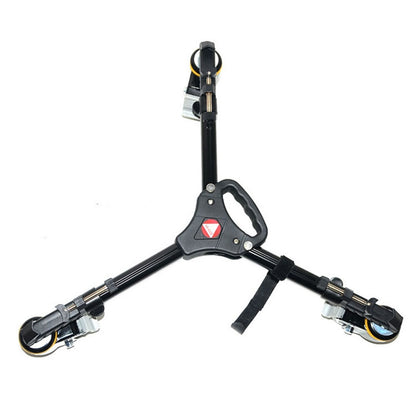 Kingjoy VX-600D Aluminium Alloy Camera Big Foot Wheel Tripod Pulley Base - Other Accessories by PMC Jewellery | Online Shopping South Africa | PMC Jewellery