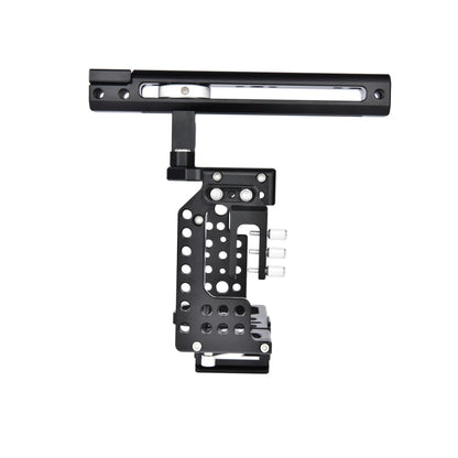 YELANGU CA7 YLG0908A Handle Video Camera Cage Stabilizer for Sony A7K / A72 / A73 / A7S2 / A7R3 / A7R2 / A7X(Black) - Camera Cage by YELANGU | Online Shopping South Africa | PMC Jewellery | Buy Now Pay Later Mobicred