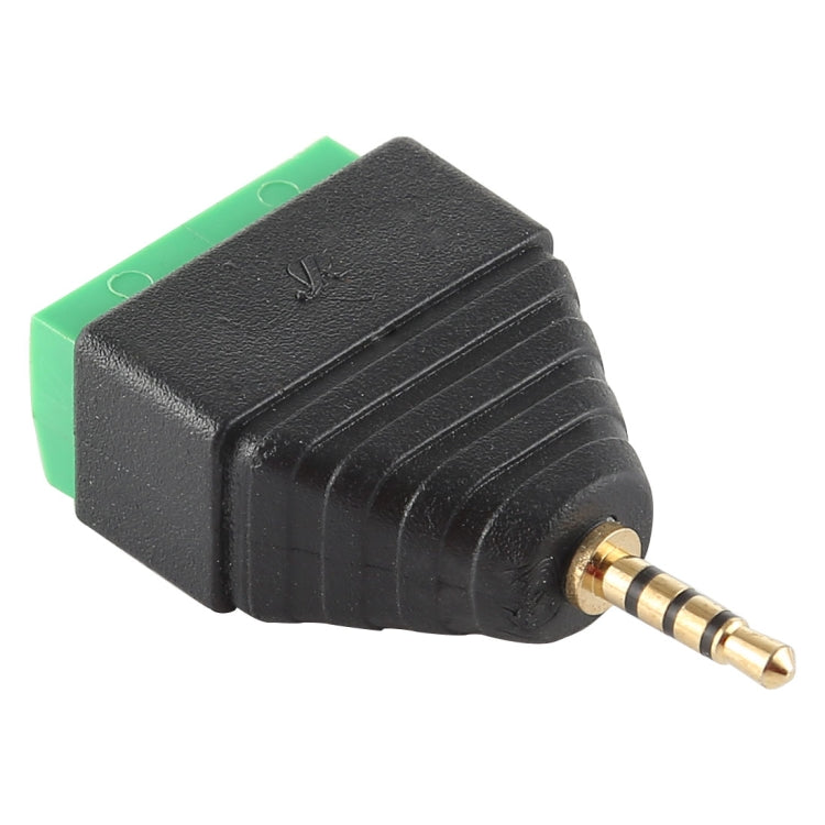 2.5mm Male Plug 4 Pole 4 Pin Terminal Block Stereo Audio Connector - free shipping - PMC TechLife - Order now!