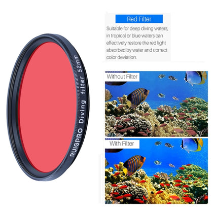 RUIGPRO for GoPro HERO10 Black / HERO9 Black Professional 52mm 52mm 10 in 1 UV+ND2+ND4+ND8+Star 8+ +CPL+Yellow/Red/Purple+10X Close-up Lens Filter with Filter Adapter Ring & Lens Cap - Lens Filter by RUIGPRO | Online Shopping South Africa | PMC Jewellery