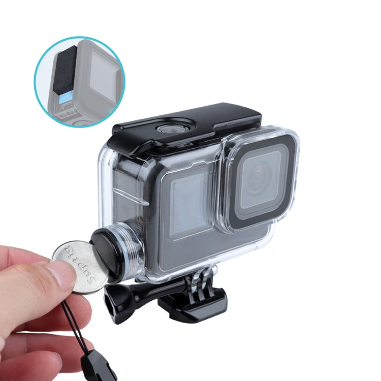 For GoPro HERO10 Black / HERO9 Black 30m Charging Waterproof Housing Case with Buckle Basic Mount & Screw - Waterproof Cases by PMC Jewellery | Online Shopping South Africa | PMC Jewellery