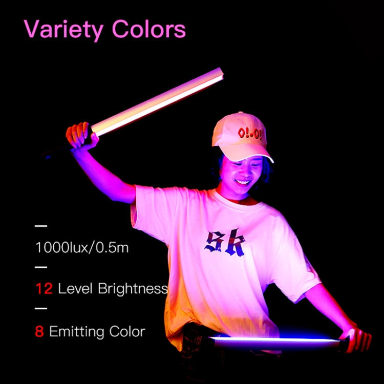 LUXCeO Q508A 8 Color Photo LED Stick Video Light Waterproof Handheld LED Fill Light Flash Lighting Lamp with Remote Control -  by LUXCeO | Online Shopping South Africa | PMC Jewellery