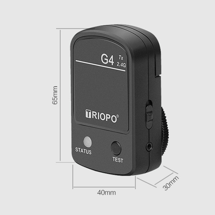 TRIOPO G4 2.4G Wireless Flash Speedlite Trigger with Hot Shoe (Black) - Wireless Flash Trigger by TRIOPO | Online Shopping South Africa | PMC Jewellery