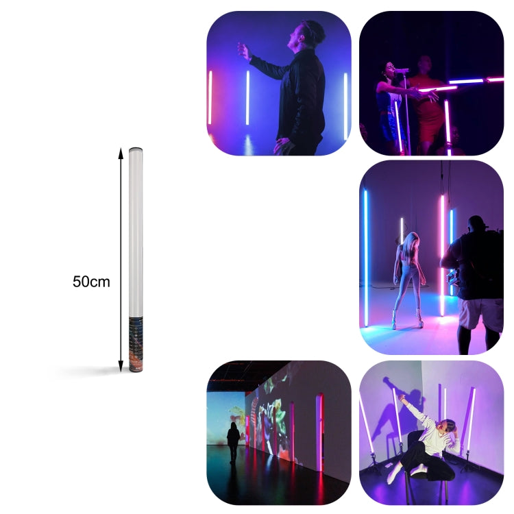 LUXCeO Mood1 50cm RGB Colorful Atmosphere Rhythm LED Stick Handheld Video Photo Fill Light, No Tripod -  by LUXCeO | Online Shopping South Africa | PMC Jewellery | Buy Now Pay Later Mobicred