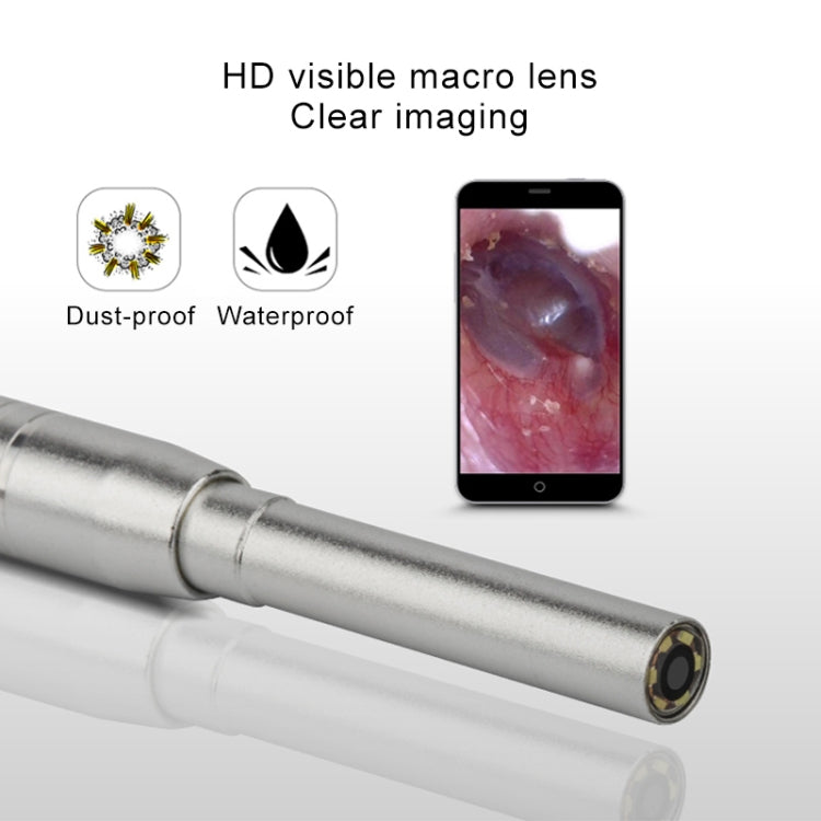 1MP HD Visual Ear Nose Tooth Endoscope Borescope with 6 LEDs, Lens Diameter: 4.3mm -  by PMC TechLife | Online Shopping South Africa | PMC TechLife
