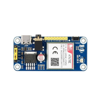 Waveshare Multi Band 2G GSM / GPRS LBS A7670E LTE Cat-1 HAT for Raspberry Pi, for Europe, Southeast Asia, West Asia, Africa, China, South Kor - Modules Expansions Accessories by WAVESHARE | Online Shopping South Africa | PMC Jewellery | Buy Now Pay Later Mobicred