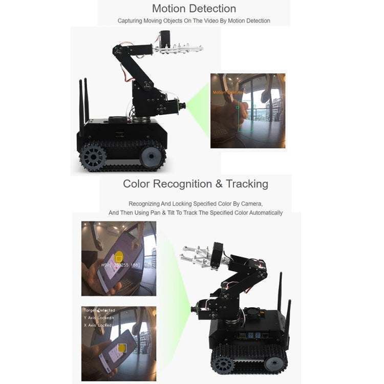 Waveshare JETANK AI Tracked Mobile Robot Kit, Based on Jetson Nano, EU Plug - Robotics Accessories by WAVESHARE | Online Shopping South Africa | PMC Jewellery