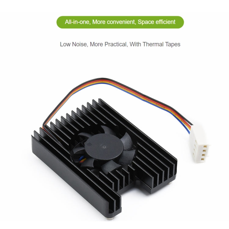 Waveshare Dedicated All-in-One 3007 Cooling Fan for Raspberry Pi CM4, Speed Adjustable, with Thermal Tapes - Modules Expansions Accessories by WAVESHARE | Online Shopping South Africa | PMC Jewellery | Buy Now Pay Later Mobicred