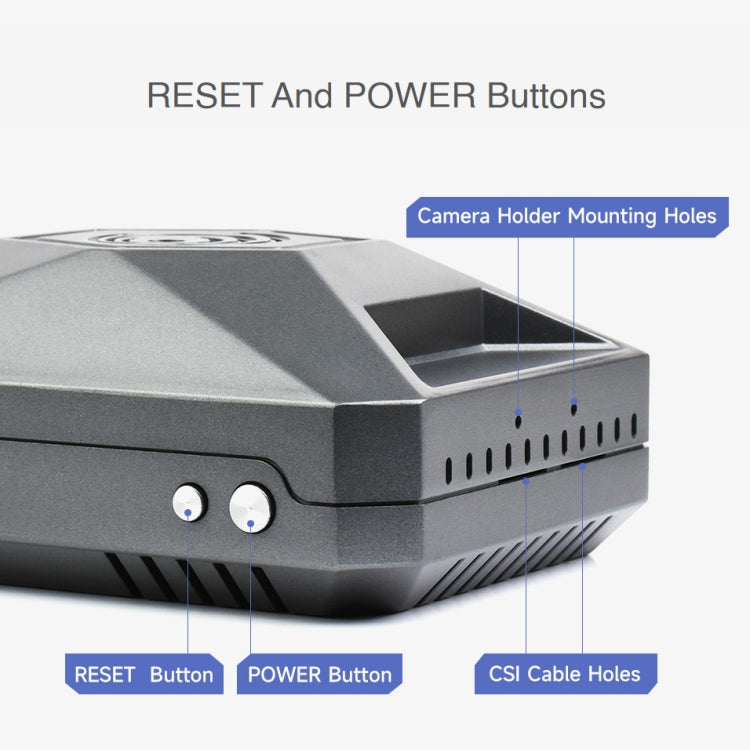 Waveshare Aluminum Case Type F for Jetson Nano Development Kit - free shipping - PMC TechLife - Order now!