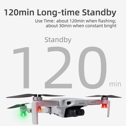 Sunnylife 2-Green + 2-Red Night Strobe LED Light Indicator Light for DJI Mavic 2 / Mini / Mavic Air 2 / FPV - Others by Sunnylife | Online Shopping South Africa | PMC Jewellery | Buy Now Pay Later Mobicred