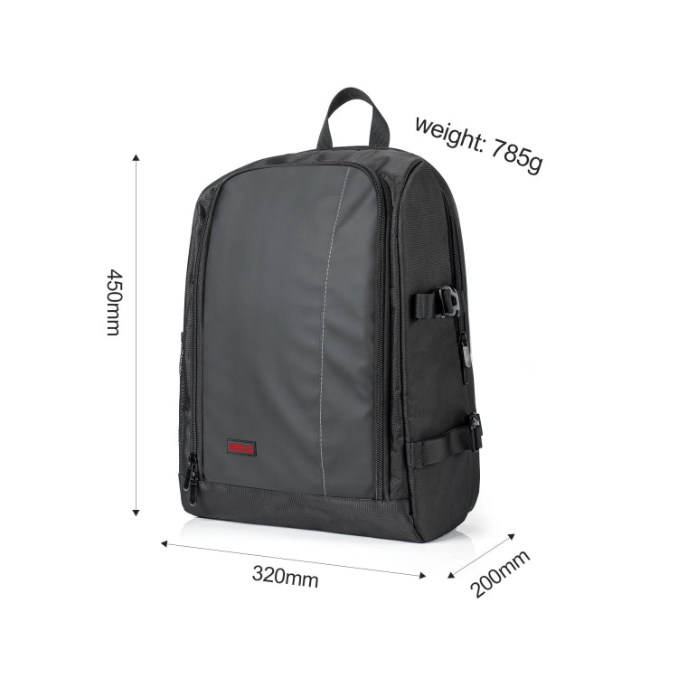 Shoulders Decompression Backpack for DJI Mavic 3 / DSLR Cameras(Black) - free shipping - PMC TechLife - Order now!