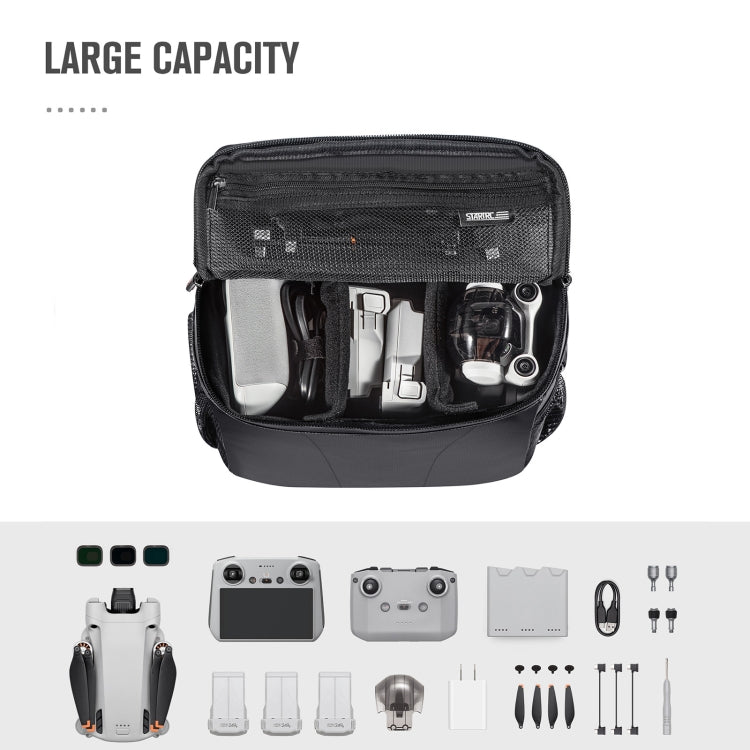 STARTRC Portable Carry Box Single Shoulder Storage Bag for DJI Mini 3 Pro / Air 2S / Mini 2 / Mavic 3 / Air 2 (Black) - Backpacks & Bags by STARTRC | Online Shopping South Africa | PMC Jewellery