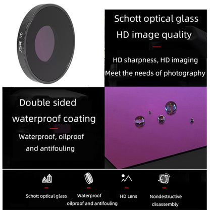 JSR 4 in 1 ND8PL / ND16PL / ND32PL / ND64 PL Lens Filter For DJI Osmo Action 3 -  by JSR | Online Shopping South Africa | PMC Jewellery