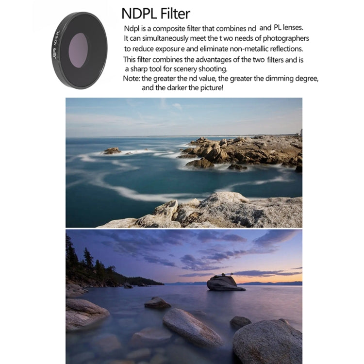 JSR 4 in 1 ND8PL / ND16PL / ND32PL / ND64 PL Lens Filter For DJI Osmo Action 3 - free shipping - PMC TechLife - Order now!