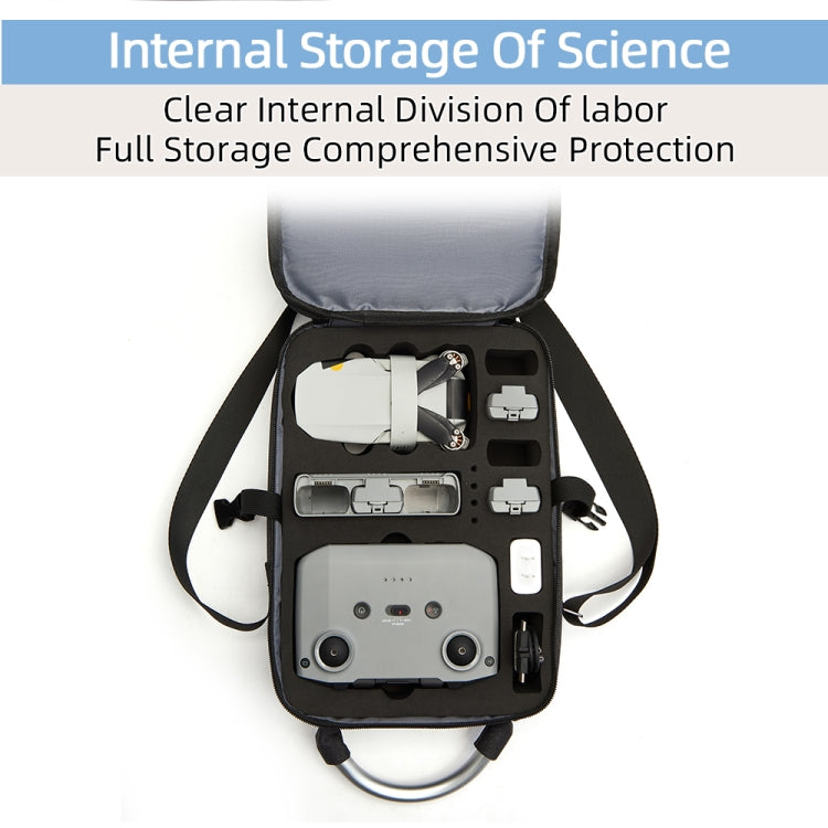 For DJI Mini 2 SE Shockproof Single Shoulder Storage Carrying Case Box Bag, Size: 30 x 22 x 8.5cm (Black) - Backpacks & Bags by PMC TechLife | Online Shopping South Africa | PMC TechLife