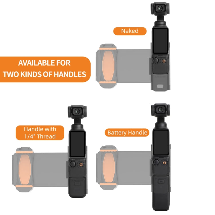 For DJI OSMO Pocket 3 Sunnylife OP3-AD744 Expanded Phone Clamp Holder with Storage Case (Black) - free shipping - PMC TechLife - Order now!