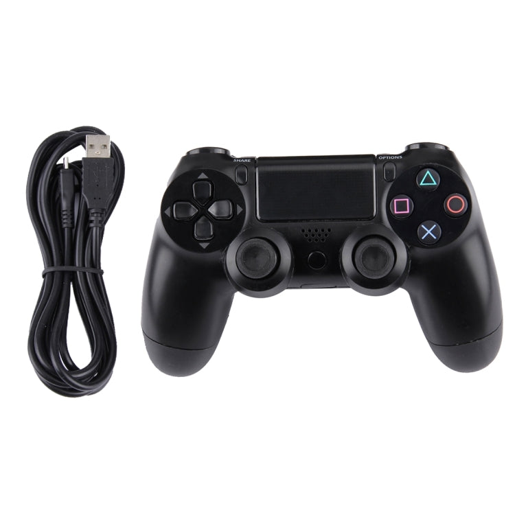 For PS4 Computer Tablet Notebook Laptop PC Wired USB Game Controller Gamepad, Cable Length: 1.2M(Black) - Gamepads by PMC Jewellery | Online Shopping South Africa | PMC Jewellery