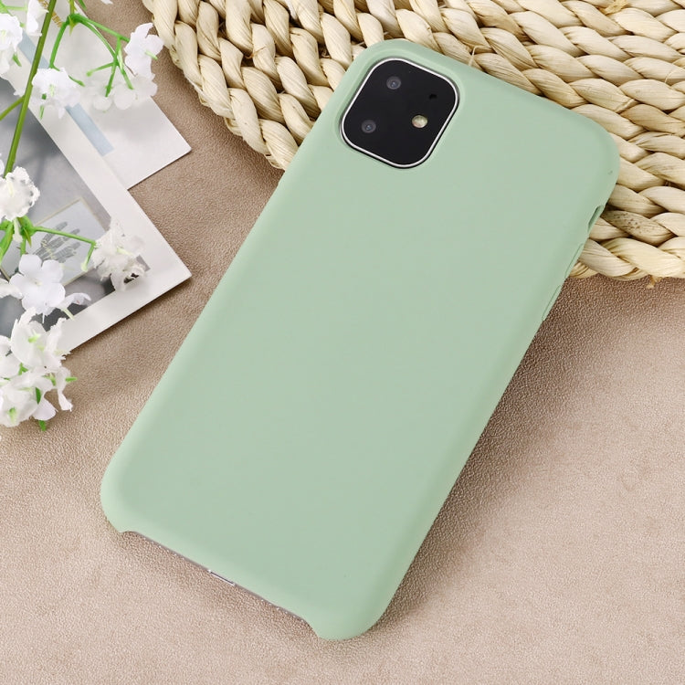 For iPhone 11 Solid Color Liquid Silicone Shockproof Case (Mint Green) - iPhone 11 Cases by PMC Jewellery | Online Shopping South Africa | PMC Jewellery