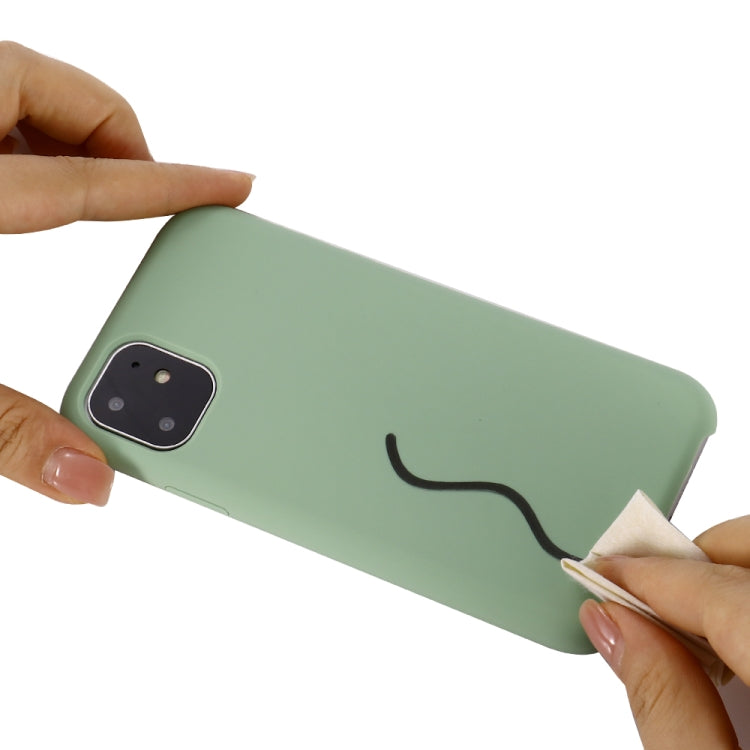 For iPhone 11 Solid Color Liquid Silicone Shockproof Case (Mint Green) - iPhone 11 Cases by PMC Jewellery | Online Shopping South Africa | PMC Jewellery