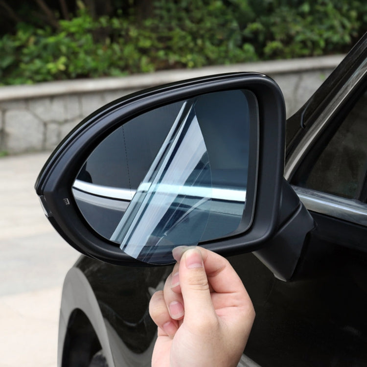 For Citroen New C5 AIRCROSS Car PET Rearview Mirror Protective Window Clear Anti-fog Waterproof Rain Shield Film - Auto Film by PMC Jewellery | Online Shopping South Africa | PMC Jewellery