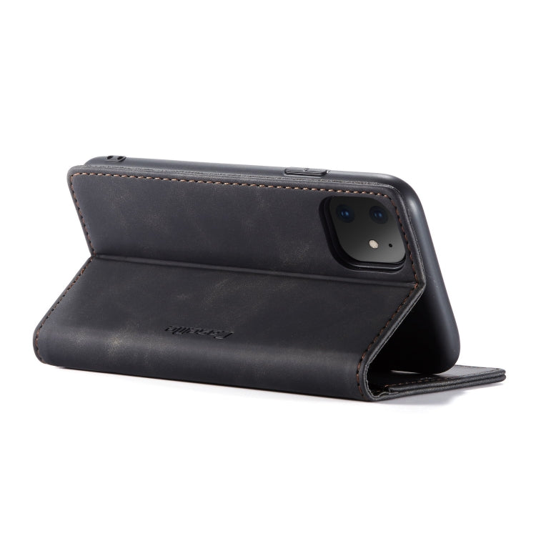 CaseMe-013 Multifunctional Horizontal Flip Leather Case with Card Slot & Holder & Wallet for iPhone 11(Black) - iPhone 11 Cases by CaseMe | Online Shopping South Africa | PMC Jewellery | Buy Now Pay Later Mobicred