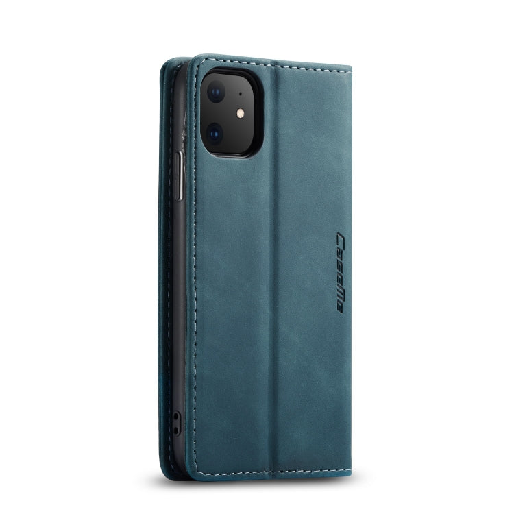 CaseMe-013 Multifunctional Horizontal Flip Leather Case with Card Slot & Holder & Wallet for iPhone 11(Blue) - iPhone 11 Cases by CaseMe | Online Shopping South Africa | PMC Jewellery | Buy Now Pay Later Mobicred