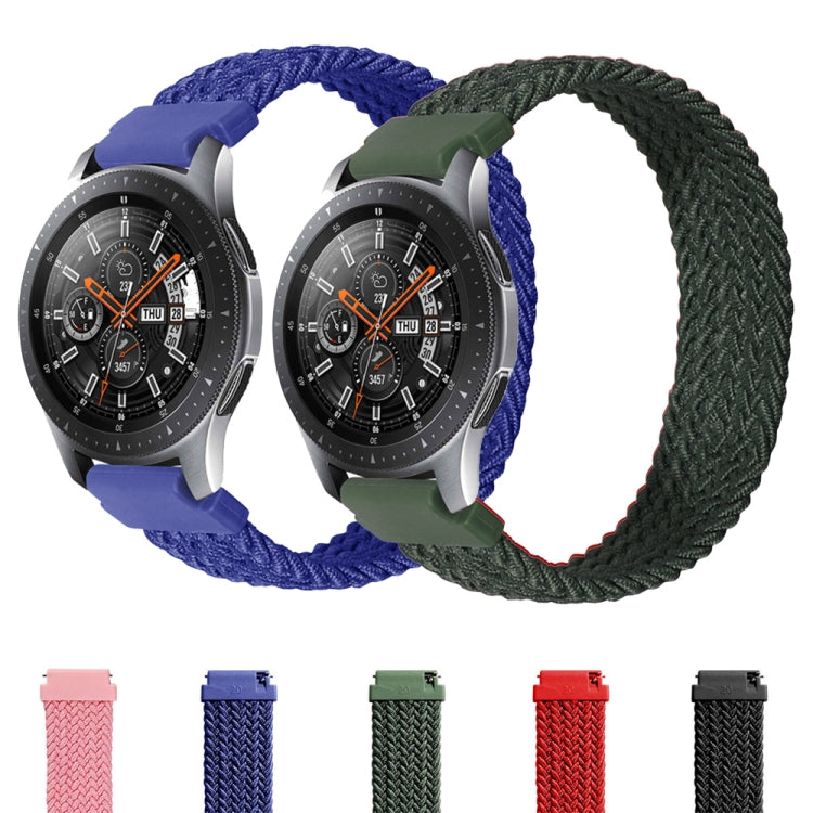 22mm Universal Nylon Weave Watch Band(Black) - Watch Bands by PMC Jewellery | Online Shopping South Africa | PMC Jewellery | Buy Now Pay Later Mobicred