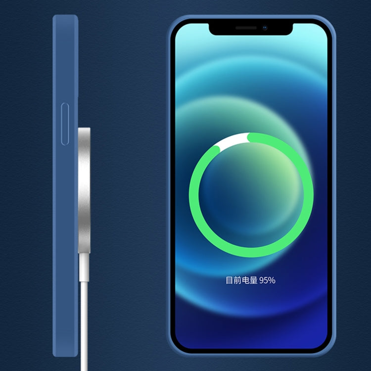 For iPhone 12 mini Silicone Full Coverage Shockproof Magsafe Case (White) - iPhone 12 mini Cases by PMC TechLife | Online Shopping South Africa | PMC TechLife | Buy Now Pay Later Mobicred