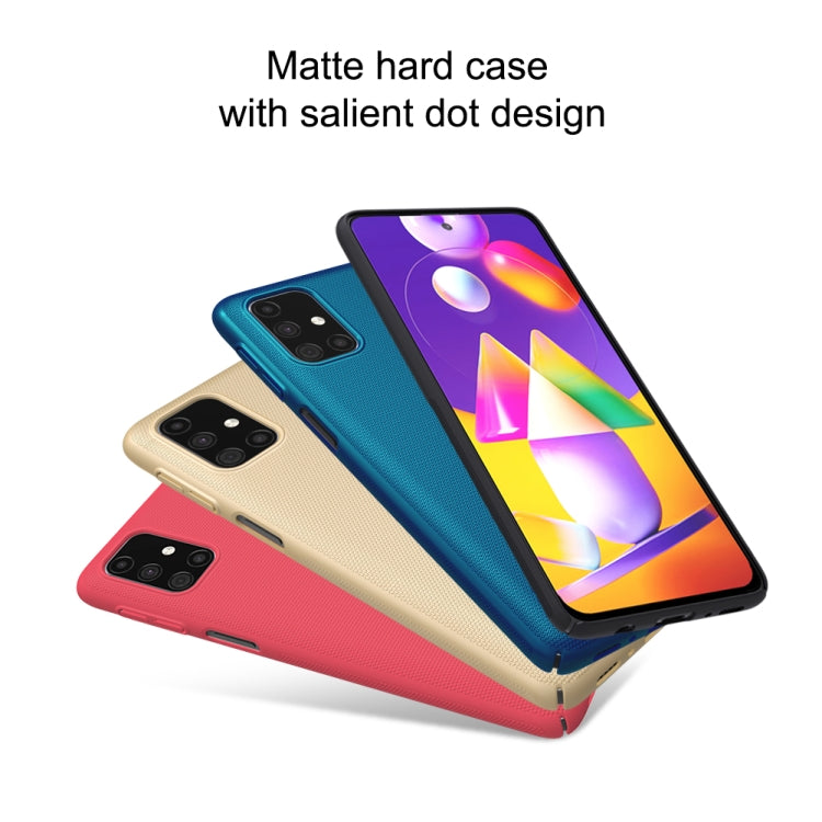 For Samsung Galaxy M31s NILLKIN Frosted Concave-convex Texture PC Protective Case - Galaxy Phone Cases by NILLKIN | Online Shopping South Africa | PMC Jewellery