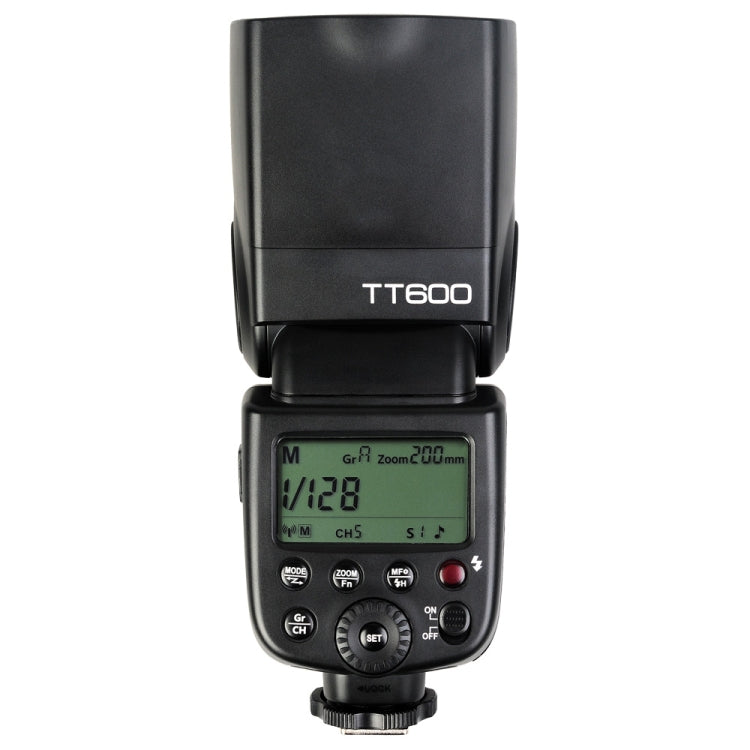 Godox TT600 2.4GHz Wireless 1/8000s HSS Flash Speedlite Camera Top Fill Light for Canon / Nikon DSLR Cameras(Black) - Shoe Mount Flashes by Godox | Online Shopping South Africa | PMC Jewellery | Buy Now Pay Later Mobicred