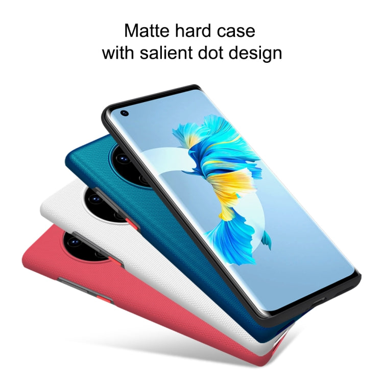 For Huawei Mate 40 NILLKIN Frosted Concave-convex Texture PC Protective Case(White) - Huawei Cases by NILLKIN | Online Shopping South Africa | PMC Jewellery