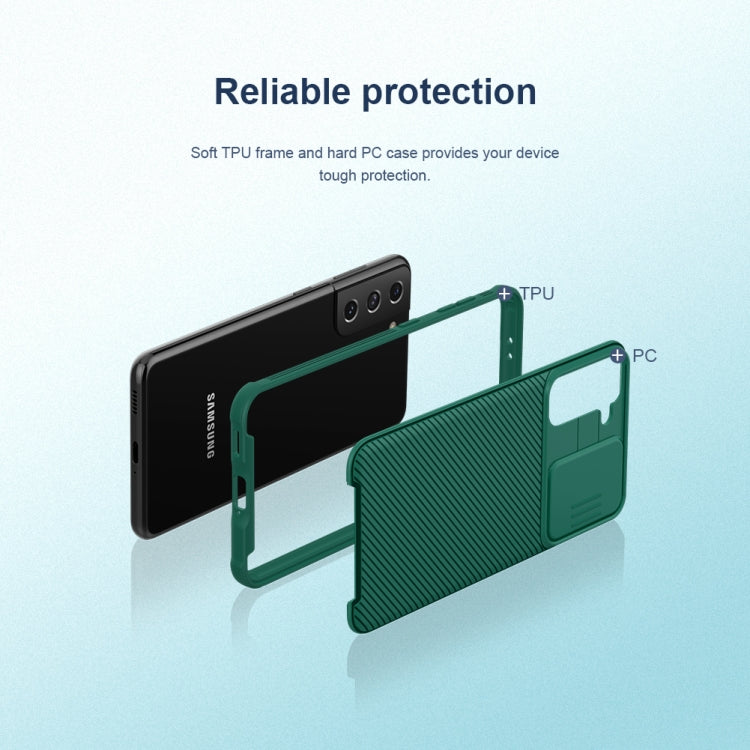 For Samsung Galaxy S21 5G NILLKIN Black Mirror Pro Series Camshield Full Coverage Dust-proof Scratch Resistant Phone Case(Black) - free shipping - PMC TechLife - Order now!