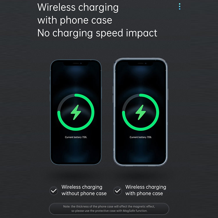 JOYROOM JR-ZS240 15W Max Car Magnetic Wireless Charge Holder - Wireless Charger Holders by JOYROOM | Online Shopping South Africa | PMC TechLife | Buy Now Pay Later Mobicred
