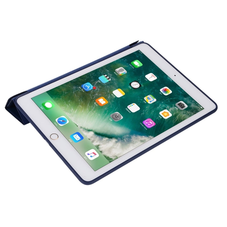 For iPad 10.2 2021 / 2020 / 2019 TPU Horizontal Deformation Flip Leather Case with Holder(Blue) - free shipping - PMC TechLife - Order now!