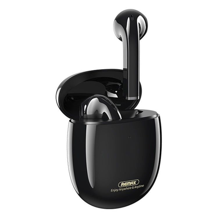 Remax TWS-23 Bluetooth 5.0 Magnetic True Wireless Stereo Bluetooth Earphone(Black) - TWS Earphone by REMAX | Online Shopping South Africa | PMC TechLife | Buy Now Pay Later Mobicred