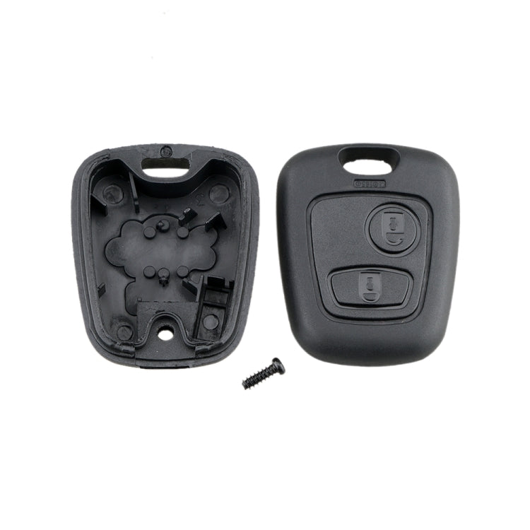 Car Key Case for Peugeot 2-button Straight Board with 206 Socket, without Blade - Car Key Cases by PMC TechLife | Online Shopping South Africa | PMC TechLife
