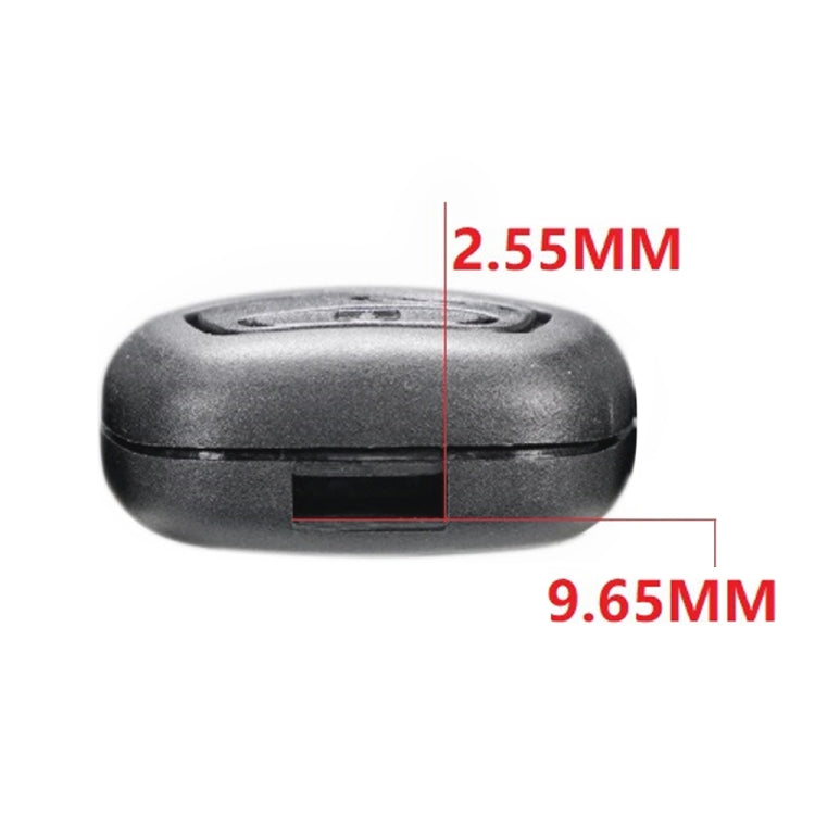 Car Key Case for Peugeot 2-button Straight Board with 206 Socket, without Blade - Car Key Cases by PMC TechLife | Online Shopping South Africa | PMC TechLife