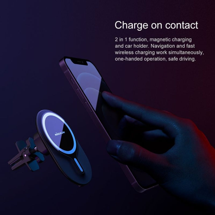 NILLKIN MagRoad Magnetic Car Holder with Wireless Charging - free shipping - PMC TechLife - Order now!