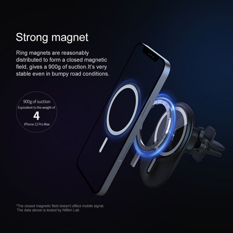 NILLKIN MagRoad Magnetic Car Holder with Wireless Charging - free shipping - PMC TechLife - Order now!